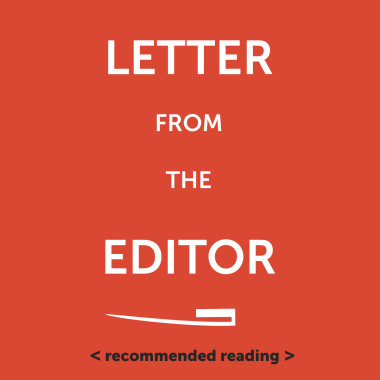 Letter from the Editor